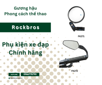 Gương hậu xe đạp thể thao Rockbros FK271 & FK272