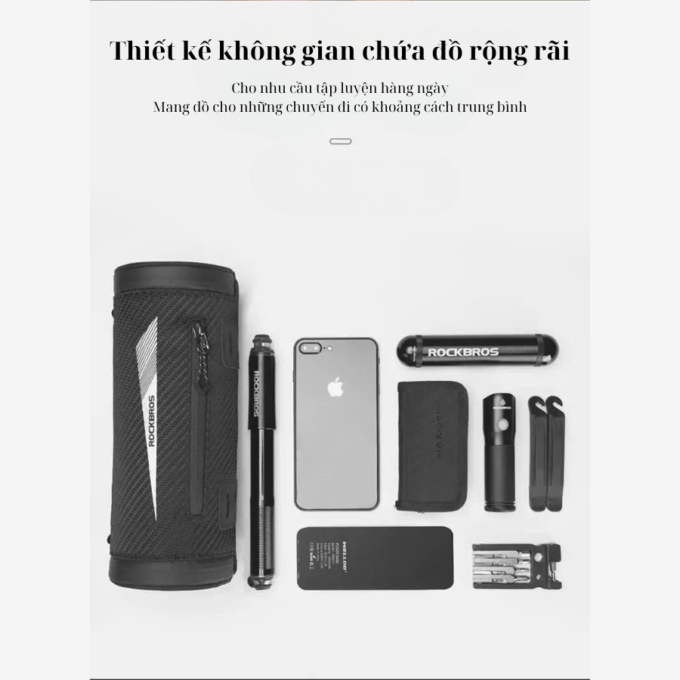 Túi ống treo ghi đông xe đạp Rockbros 041B