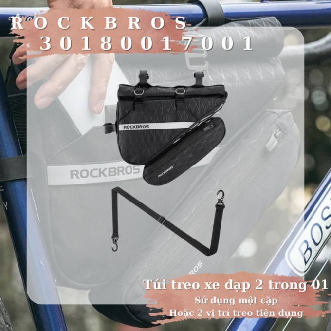 Túi treo xe đạp đa năng Rockbros 30180017001